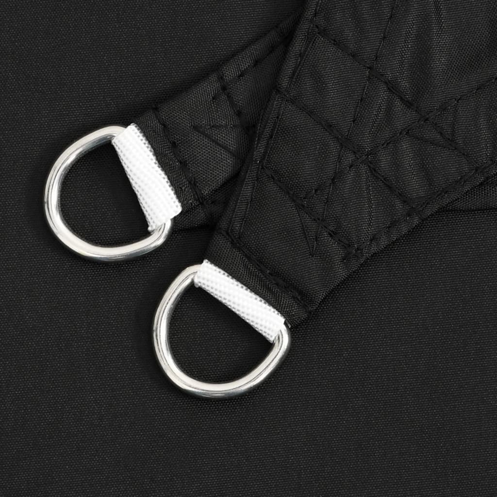 Parasole a Vela Oxford Triangolare 2,5x2,5x3,5 m Nero