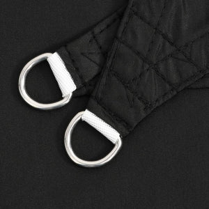 Parasole a Vela Oxford Triangolare 3x3x3 m Nero 135775