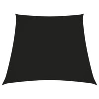 Parasole a Vela in Tela Oxford a Trapezio 3/5x4 m Nero