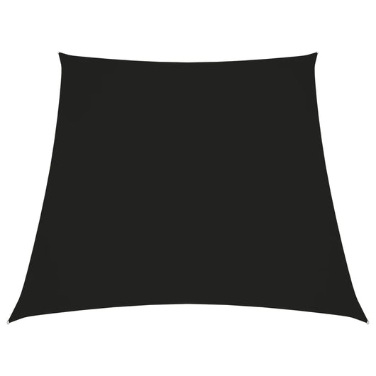 Parasole a Vela in Tela Oxford a Trapezio 3/5x4 m Nero