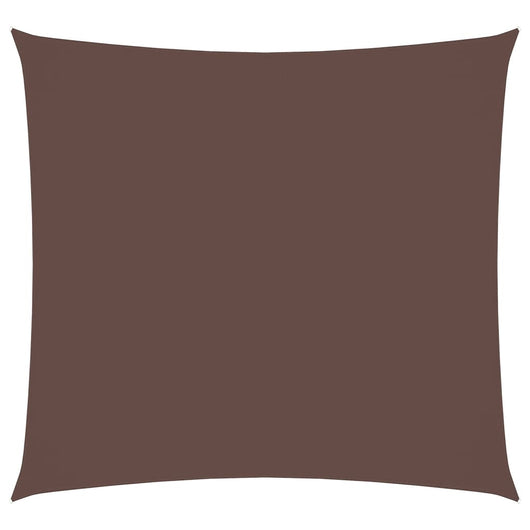 Vela Parasole in Tela Oxford Quadrata 2,5x2,5 m Marrone