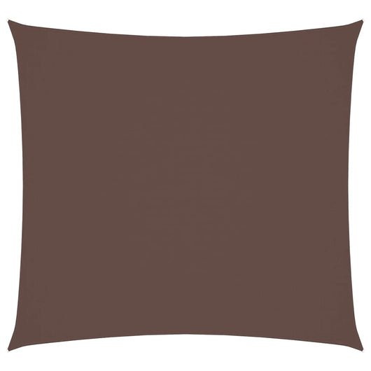 Vela Parasole in Tessuto Oxford Quadrata 3,6x3,6 m Marrone