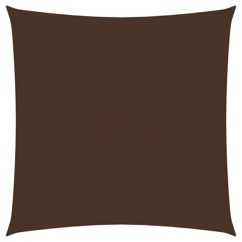 Vela parasole in tessuto oxford quadrato 6 x 6 m marrone 02_0009529