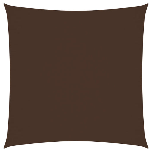 Vela parasole in tessuto oxford quadrato 6 x 6 m marrone 02_0009529