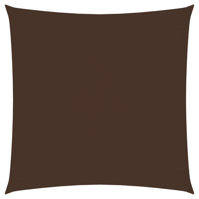 Vela parasole in tessuto oxford quadrato 6 x 6 m marrone 02_0009529