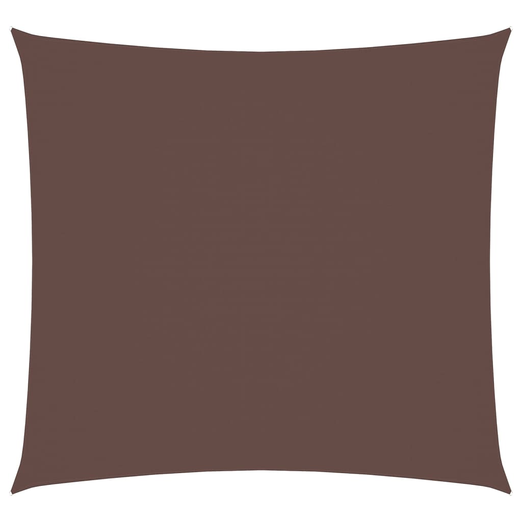 Parasole a Vela in Tela Oxford Quadrata 7x7 m Marrone cod mxl 16509