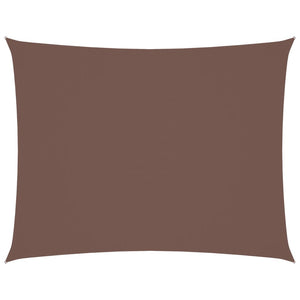 Parasole a Vela Oxford Rettangolare 2x3,5 m Marrone 135806