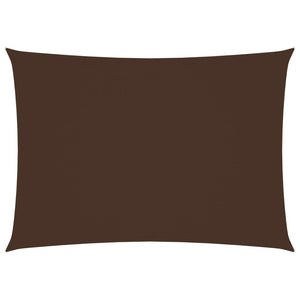 Vela parasole rettangolare in tessuto Oxford 2 x 45 m marrone 02_0009622