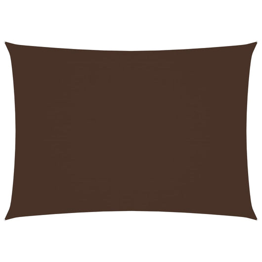 Vela parasole rettangolare in tessuto Oxford 2 x 45 m marrone 02_0009622