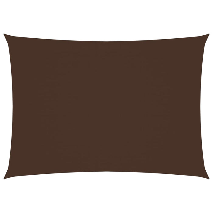 Vela parasole rettangolare in tessuto Oxford 2 x 45 m marrone 02_0009622
