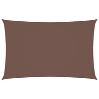 Parasole a Vela Oxford Rettangolare 2x4,5 m Marrone 135808