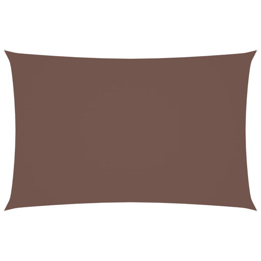 Parasole a Vela Oxford Rettangolare 2x5 m Marrone