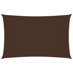 Ombrellone in tessuto vela rettangolare tessuto oxford 2 x 5 m marrone 02_0009634