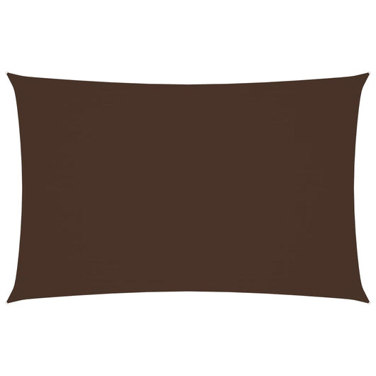 Ombrellone in tessuto vela rettangolare tessuto oxford 2 x 5 m marrone 02_0009634