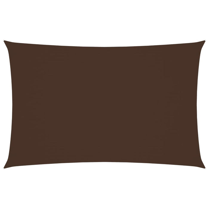 Ombrellone in tessuto vela rettangolare tessuto oxford 2 x 5 m marrone 02_0009634