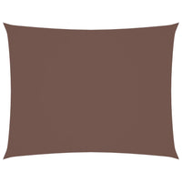 Parasole a Vela Oxford Rettangolare 2,5x3,5 m Marrone cod mxl 21270