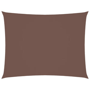 Parasole a Vela Oxford Rettangolare 2,5x3,5 m Marrone 135811