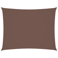 Parasole a Vela Oxford Rettangolare 2,5x4 m Marrone cod mxl 9948