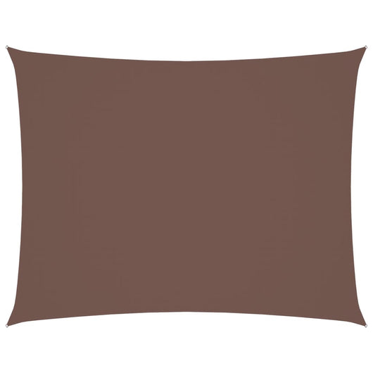 Parasole a Vela Oxford Rettangolare 2,5x4 m Marrone cod mxl 9948
