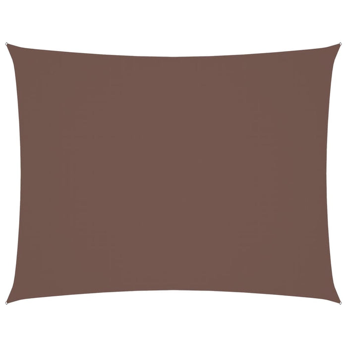 Parasole a Vela Oxford Rettangolare 2,5x4 m Marrone cod mxl 9948