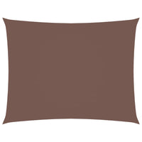 Parasole a Vela Oxford Rettangolare 3x4,5 m Marrone