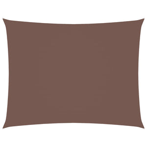 Parasole a Vela Oxford Rettangolare 3x4,5 m Marrone 135816