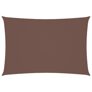 Parasole a Vela Oxford Rettangolare 3x5 m Marrone