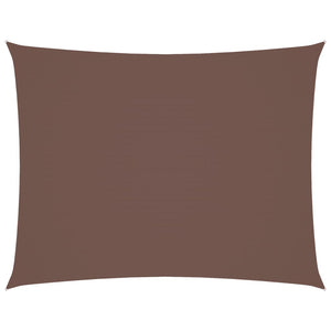 Parasole a Vela Oxford Rettangolare 3x6 m Marrone 135818