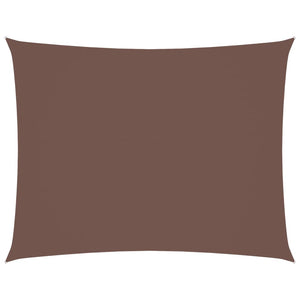 Parasole a Vela in Tessuto Oxford Rettangolare 3,5x5m Marrone cod mxl 25351