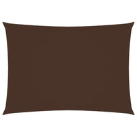 Ombrellone in tessuto vela rettangolare tessuto oxford 3,5 x 5 m marrone 02_0009655
