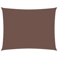 Parasole a Vela Oxford Rettangolare 4x5 m Marrone cod mxl 21240