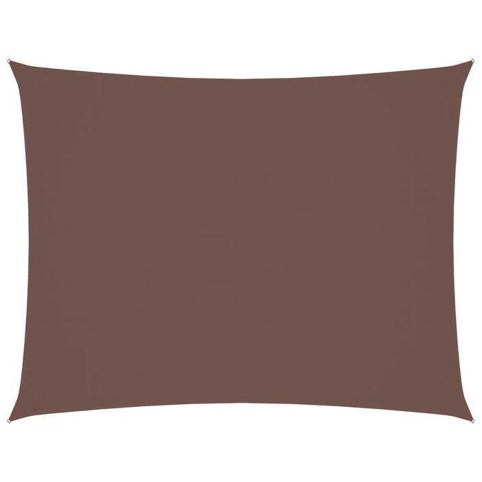 Parasole a Vela Oxford Rettangolare 4x5 m Marrone cod mxl 21240