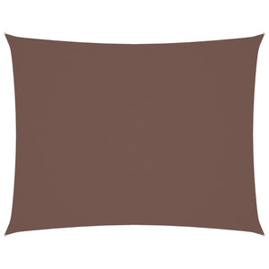Parasole a Vela Oxford Rettangolare 4x6 m Marrone 135822
