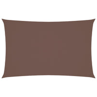 Parasole a Vela Oxford Rettangolare 4x7 m Marrone cod mxl 25167
