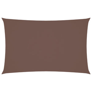 Parasole a Vela Oxford Rettangolare 4x7 m Marrone cod mxl 25167