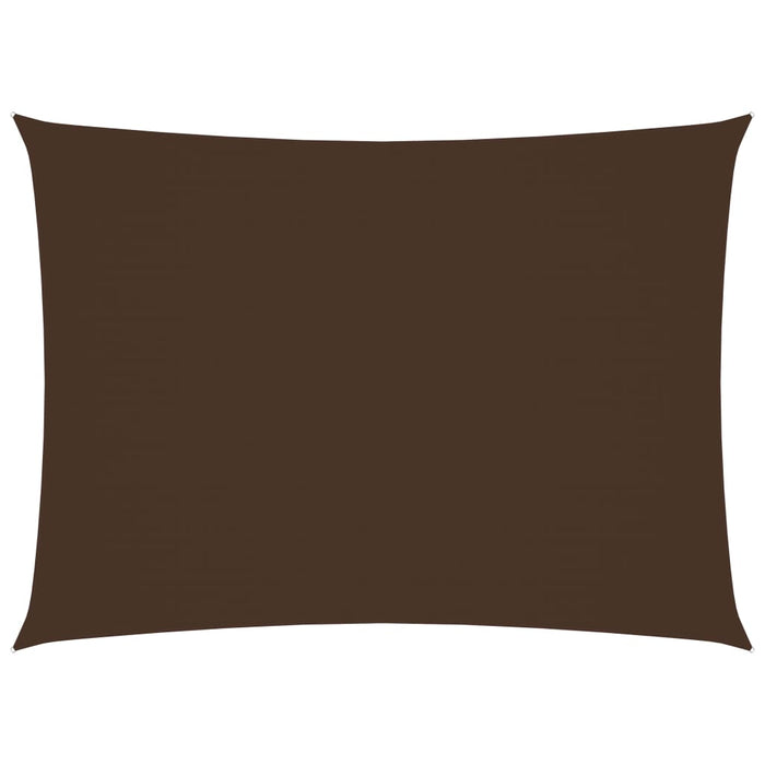 Ombrellone in tessuto vela rettangolare tessuto oxford 6 x 7 m marrone 02_0009737