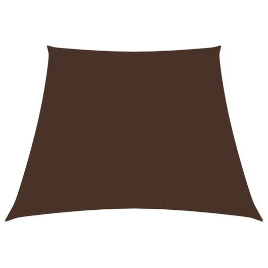 Telo parasole parasole vela trapezio tessuto Oxford 2/4 x 3 m marrone 02_0009752