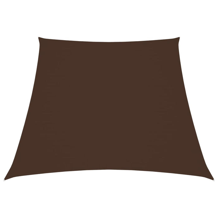 Telo parasole parasole vela trapezio tessuto Oxford 2/4 x 3 m marrone 02_0009752