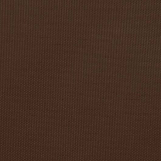 Parasole a Vela in Tela Oxford a Trapezio 2/4x3 m Marrone 135846