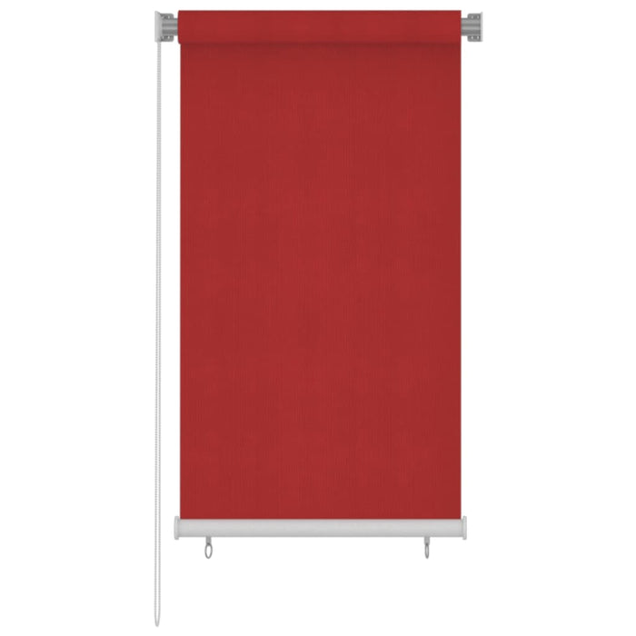 Tenda a Rullo per Esterni 80x140 cm Rossa HDPE 312888