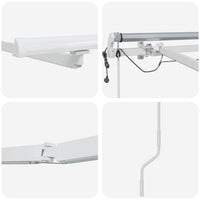 Struttura della tenda Bianco 350 x 250 cm Alluminio 313220