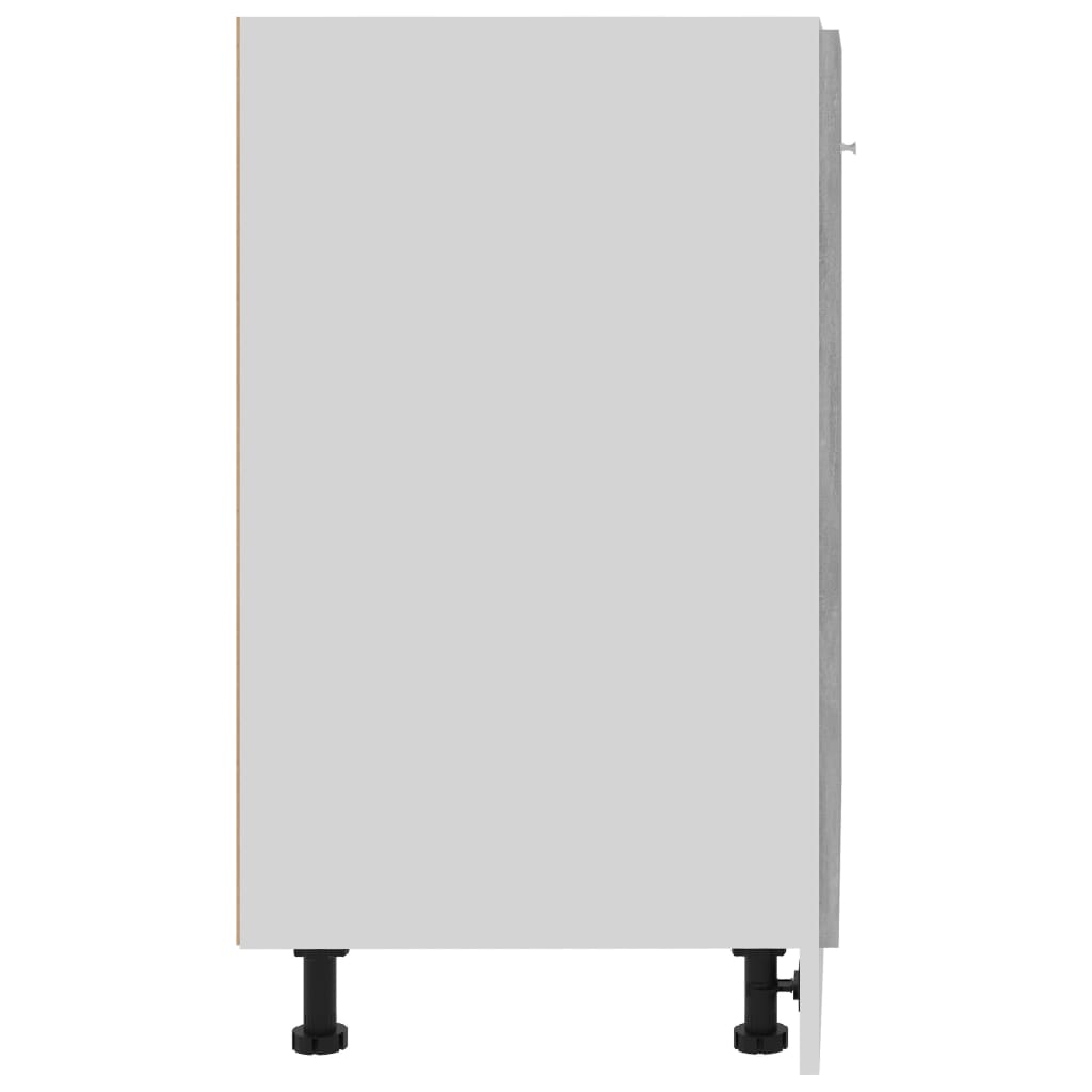 Armadio Inferiore “Lyon” Grigio Cemento 60x46x81,5cm 801192