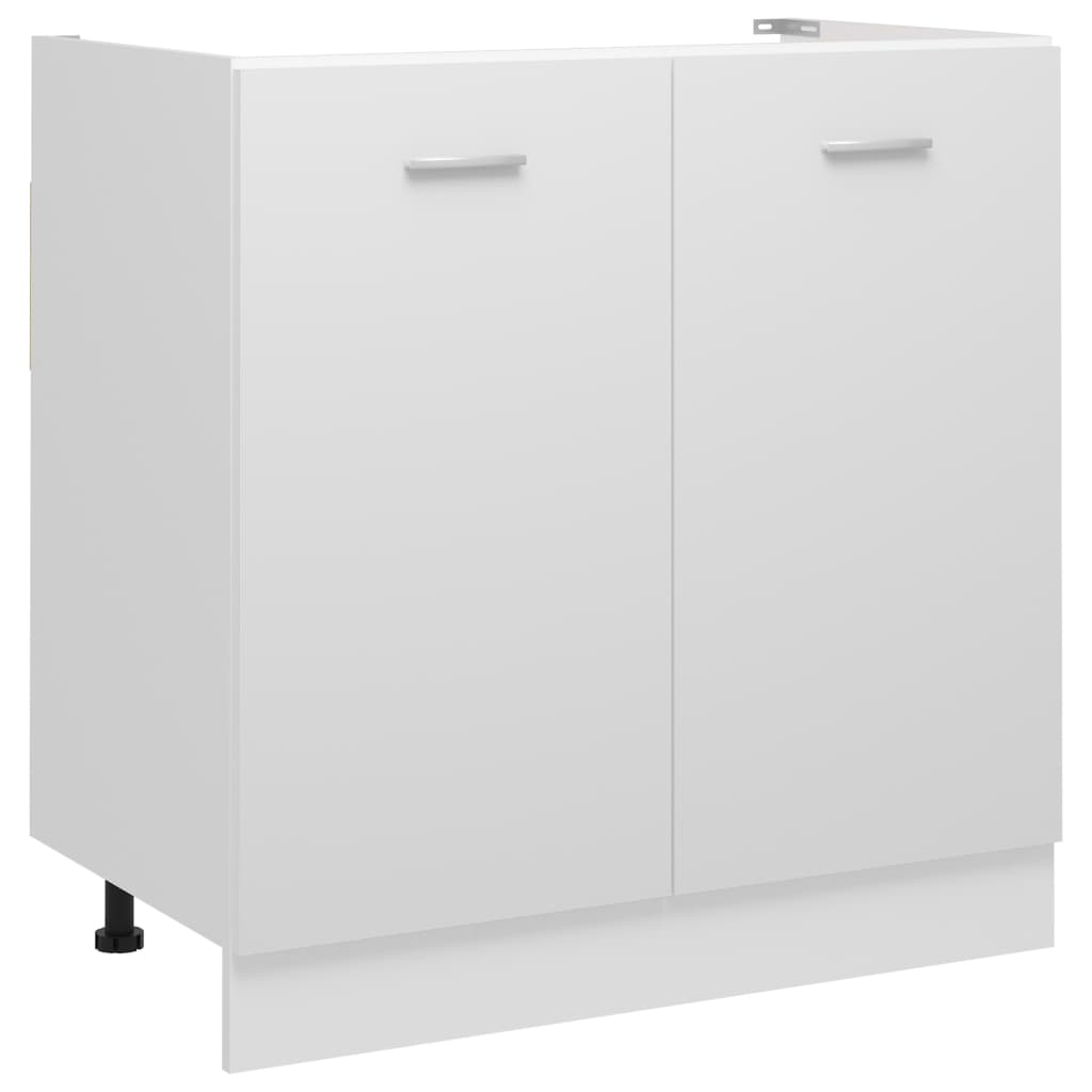 Mobile Sottolavello Bianco 80x46x81,5 cm Legno Multistratocod mxl 120966