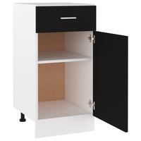 Armadio Inferiore Cassetto Lyon Nero 40x46x81,5cm
