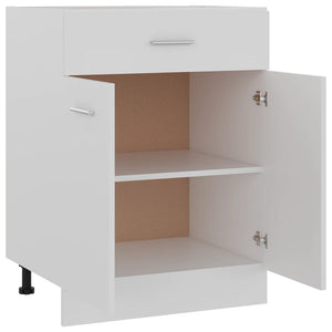 Armadio Inferiore con Cassetto “Lyon” Bianco 60x46x81,5 cm 801228