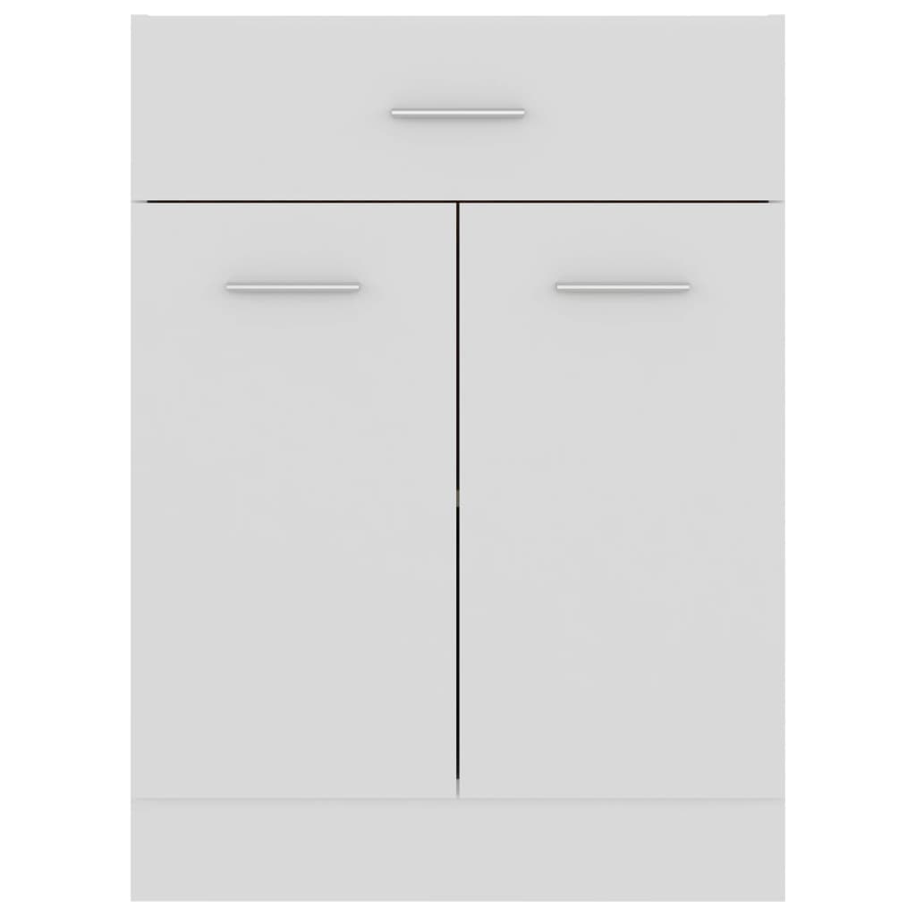 Armadio Inferiore con Cassetto “Lyon” Bianco 60x46x81,5 cm 801228