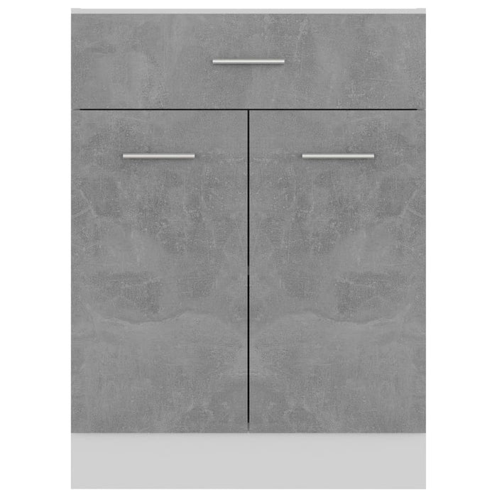 Armadio Inferiore Cassetto Grigio Cemento 60x46x81,5Multistrato 801232