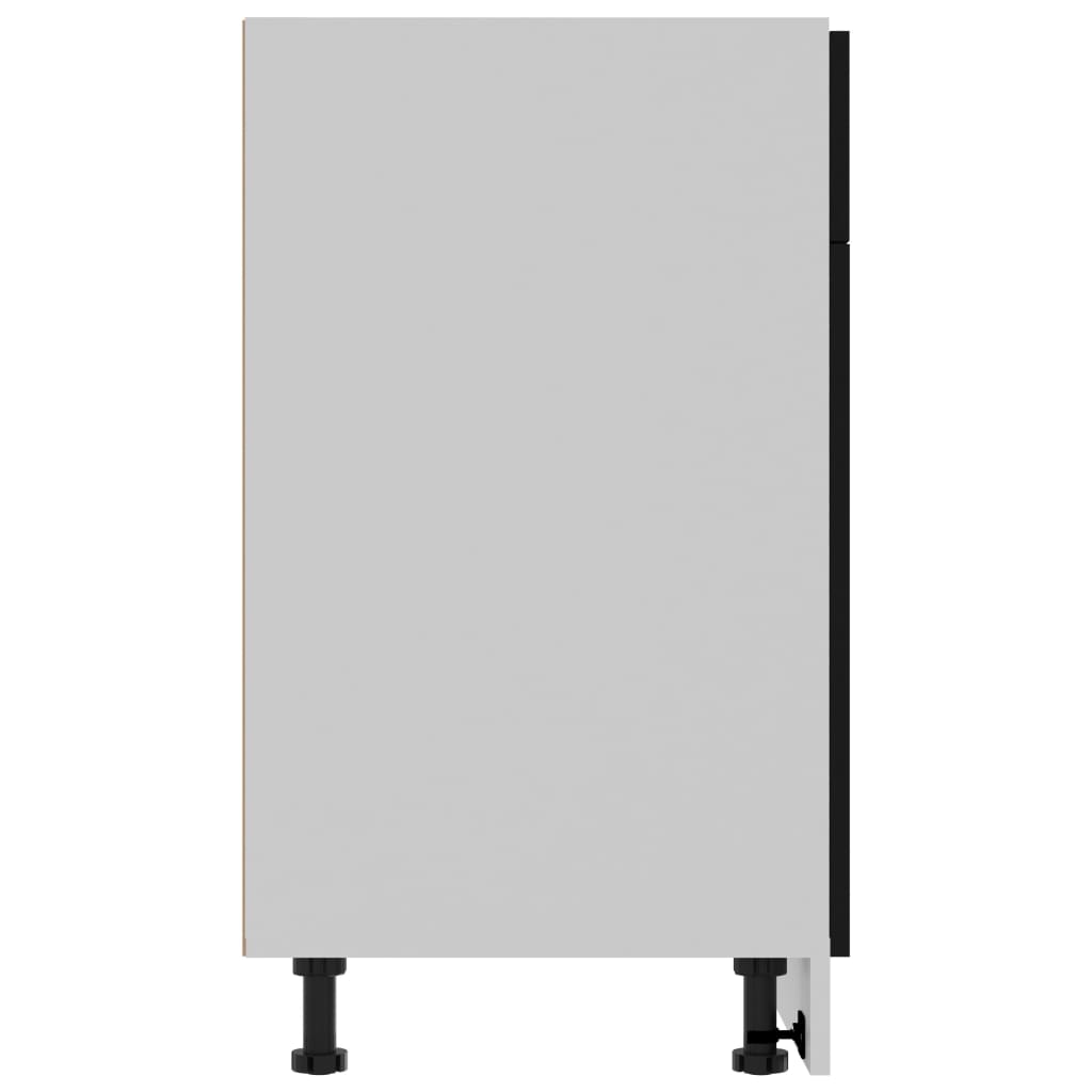 Mobile Inferiore Cassetto “Lyon” Nero 80x46x81,5 cm 801237