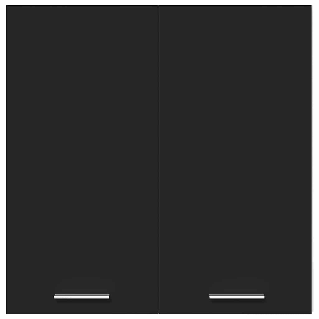 Mobile Pensile “Lyon” Nero 60x31x60 cm in Legno Multistrato 801269