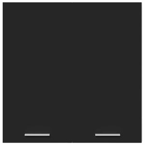 Mobile Pensile “Lyon” Nero 60x31x60 cm in Legno Multistrato 801269